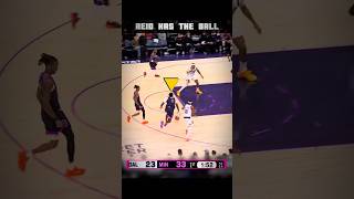 Reid Went on Full Demon After the Crazy Poster Dunk 👺 Mavs vs Wolves #nba #shorts