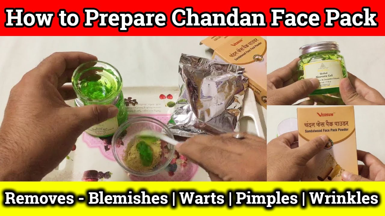 Chandan Powder Face Pack For Glowing Fair And Youthful Skin shubh