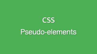 CSS Pseudo Elements Khmer