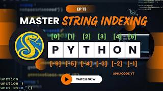 String indexing in Python is easy 🔣 | EP = 13 @ApnaCode_YT