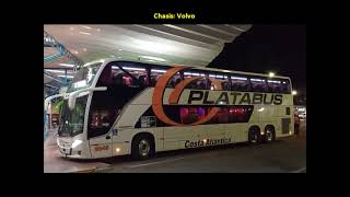 Ómnibus Volvo De La Empresa Platabus Con Carrocería Busscar - Argentina - Sonidos Ambiente