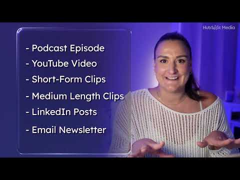 A still from the video The Latest AI-Powered Content Creation Workflow for Business (Speed Challenge!) by HubSpot Marketing