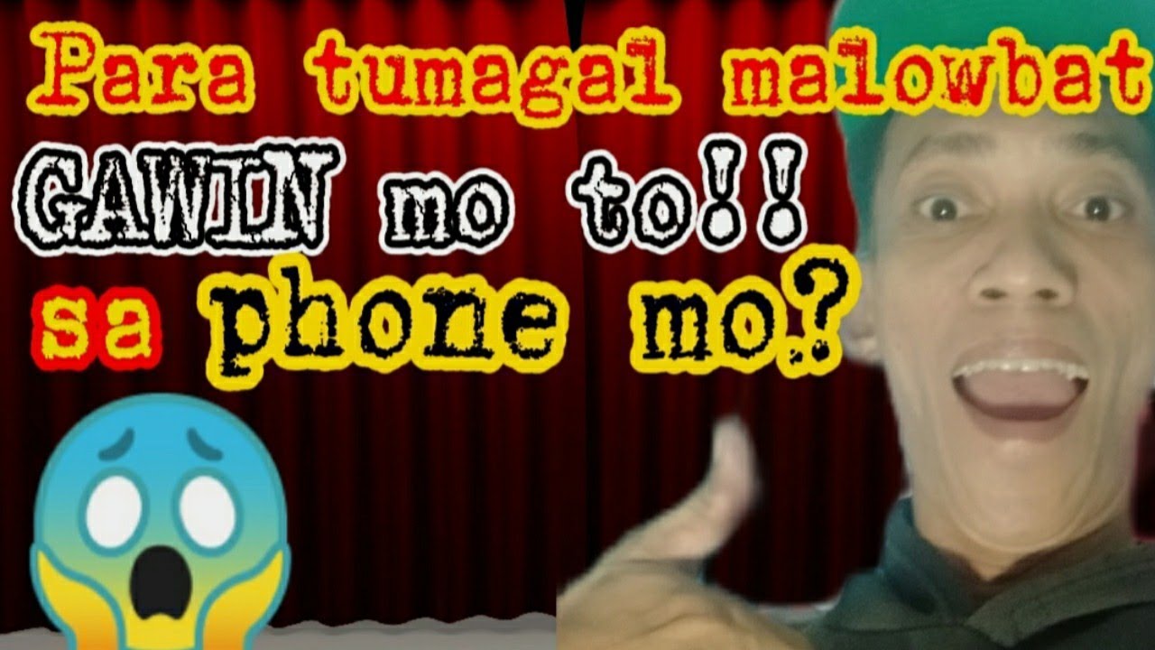 how to get more battery life (Tagalog tutorial) YouTube