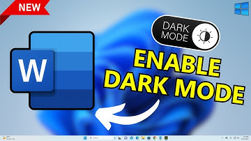 2024 NEW FEATURE: Enable DARK MODE in Microsoft Word (Useful)