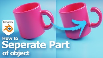 How to separate parts of an object in Blender in Edit Mode
