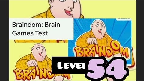 #Braindom : Brain Games test:new #Level54  Gameplay #Draw in one touch