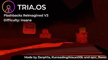 Roblox: TRIA.os - Flashbacks Reimagined (V3, Insane, Both Paths and First Mobile Victor)