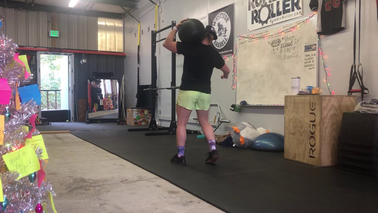 Heavy Slam Ball Clean + Carry YouTube