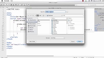 JavaScript: Get Mouse Coordinates on Mouse Click