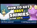 "How to get easy Shinies in Ultra Sun and Moon! Wormhole Running"