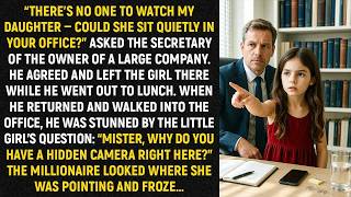 “There’s no one to watch my daughter—could she sit quietly in your office？” asked the secretar
