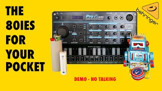 Behringer Pro VS Mini: Funky Synth Demo - no talking!