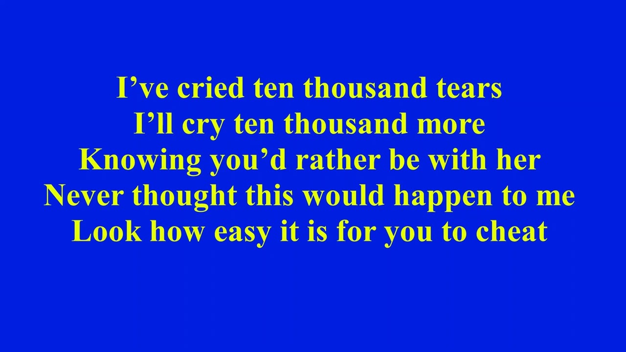 Lisa Holbrook - Ten Thousand Tears