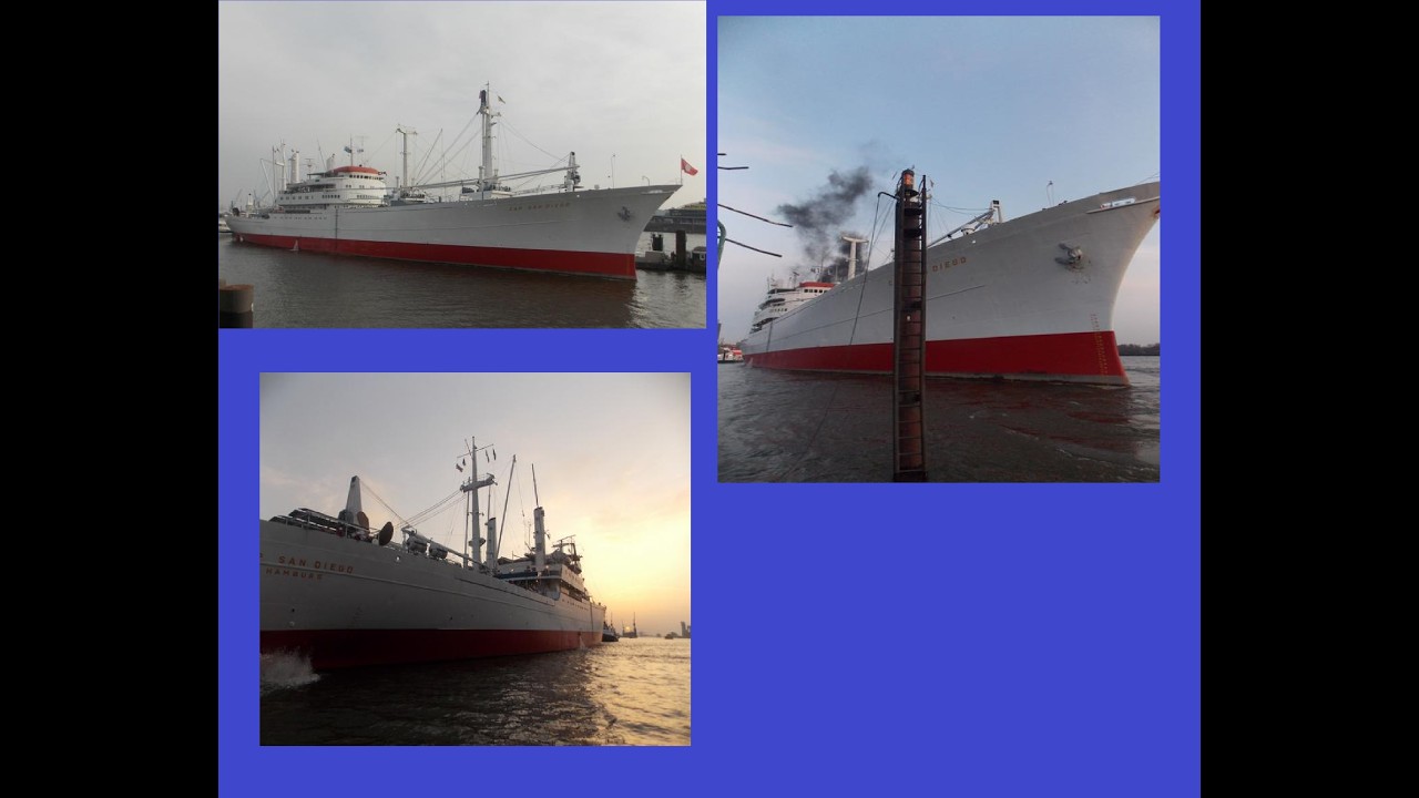 Museumschiff/Museum ship CAP SAN DIEGO im Sonnenuntergang/Sundowner (2026)