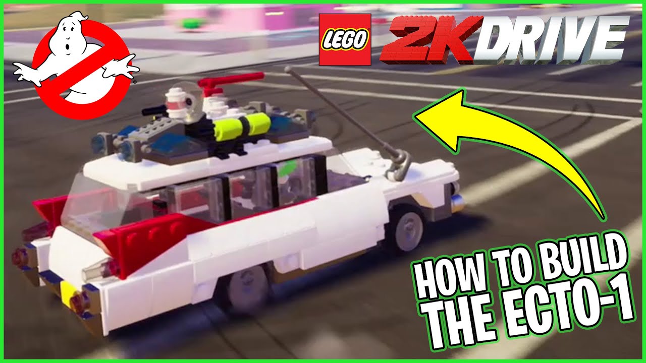 How to build the Ghostbusters Ecto-1 in Lego 2K Drive - YouTube