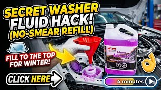 How To Fill Windshield Washer Fluid (Like A Pro) 😎