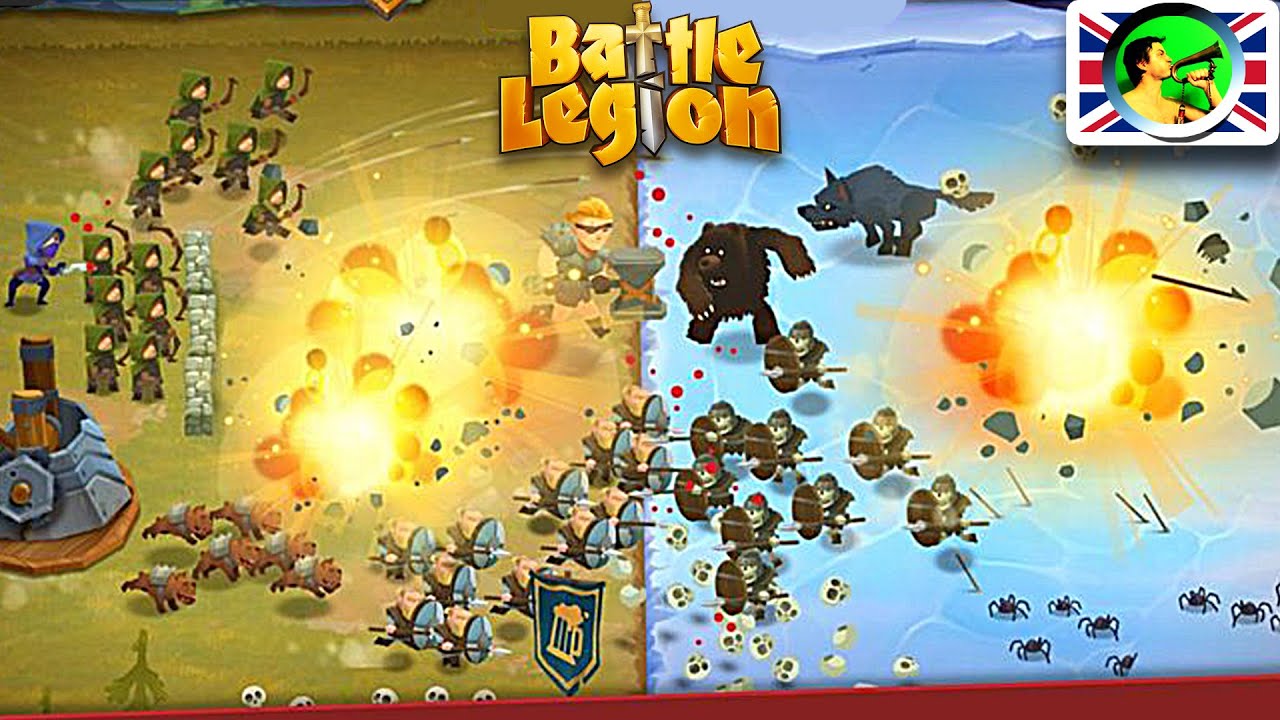 Battle Legion BUILDING DEFENCES (rank 9) - YouTube