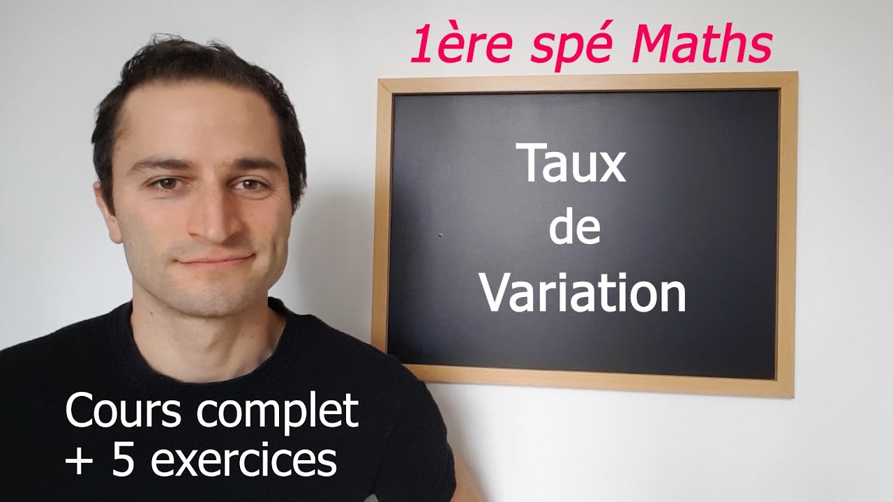 Taux de variation et Dérivabilité en un point  #1ère spé maths