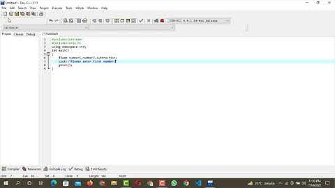 Subtraction Of Two Numbers In C++ | Lets Learn C++