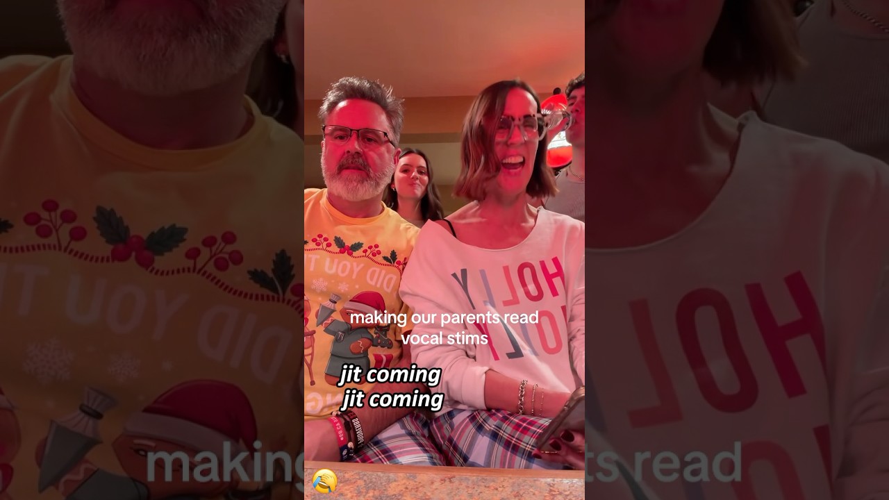 Making our parents read our vocal stims 