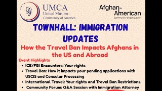 Know Your Rights: UMCA Immigration Information Session & Legal Q&A (Pashto/Dari/English)