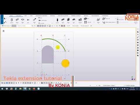 02-Tekla extension Curve dimensioning
