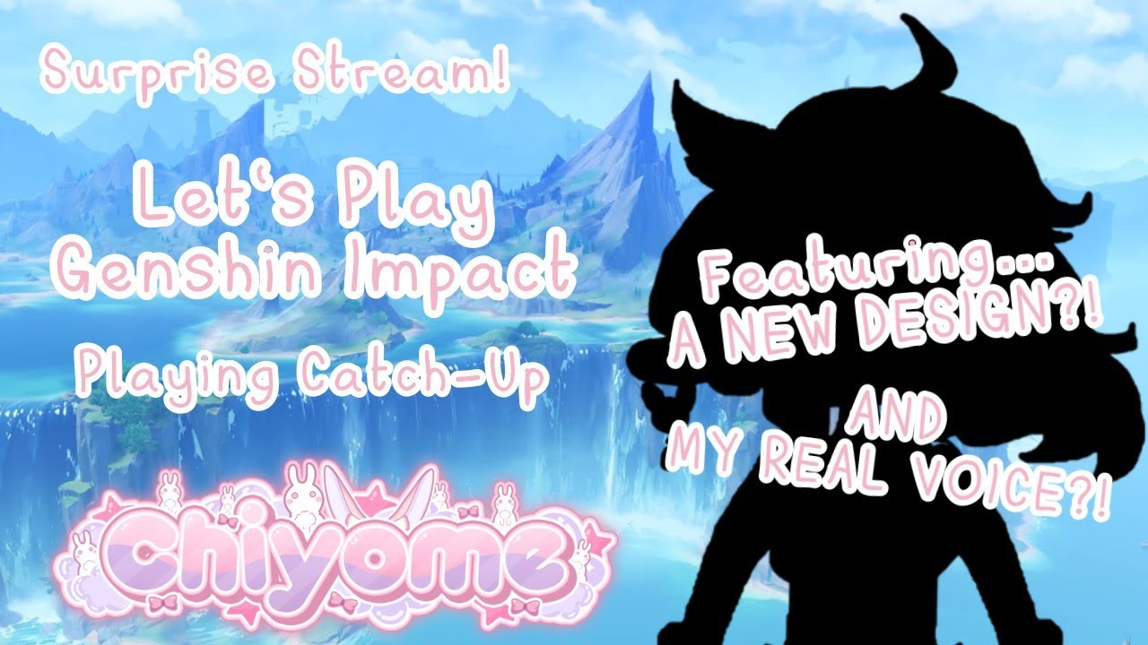 TAKE TWO! Dumb Bunny  VTuber Plays Genshin (w/ scuff ofc)  -  NEW MODEL  -  ( Chiyome Ch. )
