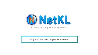 Why 'CPU Resource Usage' exceeded 