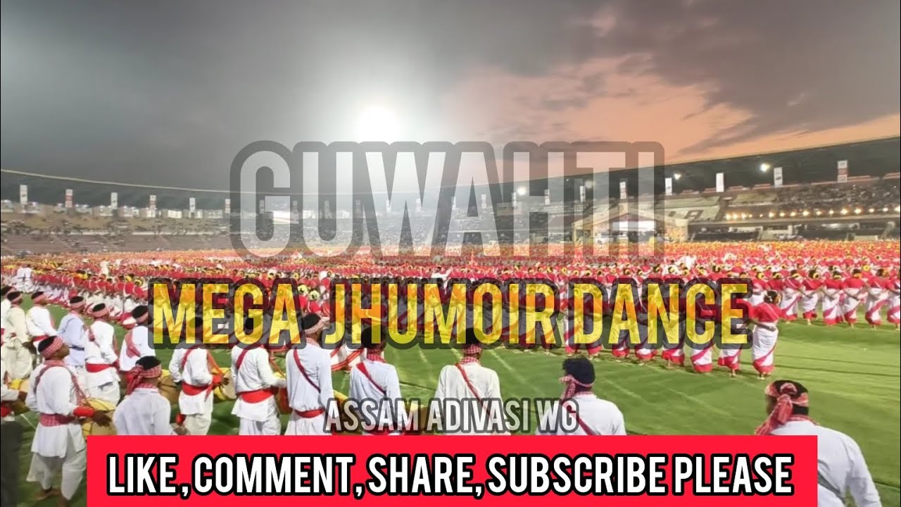 guwahati mega jhumoir Dance  Sarusajai stadium