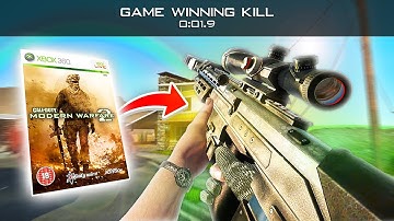 i hit a TRICKSHOT with HACKED SNIPERS on MW2..