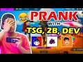 Funny Prank On Two Side Gamers (TSG), 2B Gamer & Dev Alone - BBF