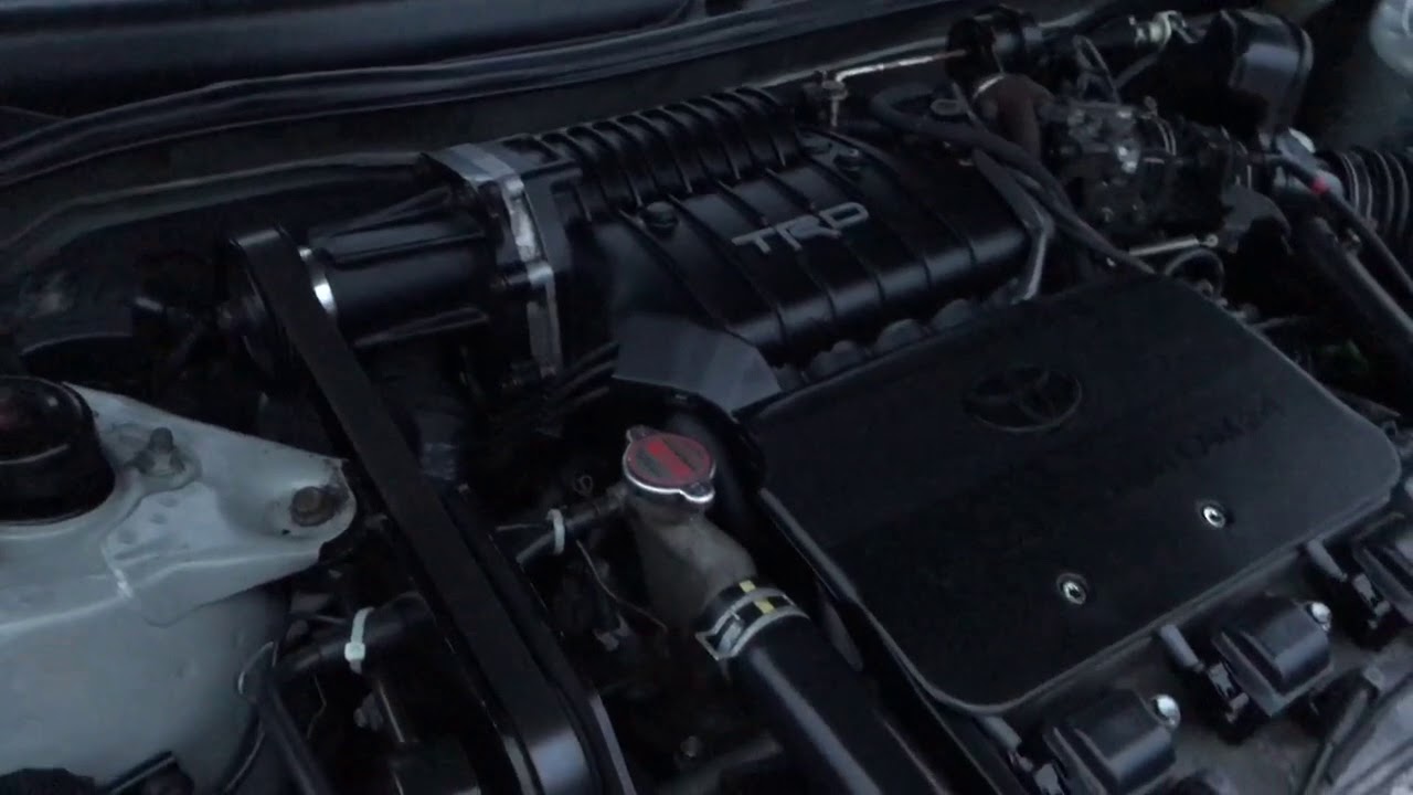 2000 Toyota Camry V6 5-speed TRD Supercharger Running For Sale - YouTube