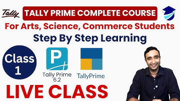 Live TallyPrime 6.2 Course in Hindi 2025 | Complete TallyPrime Course step by step. | GST Accountant