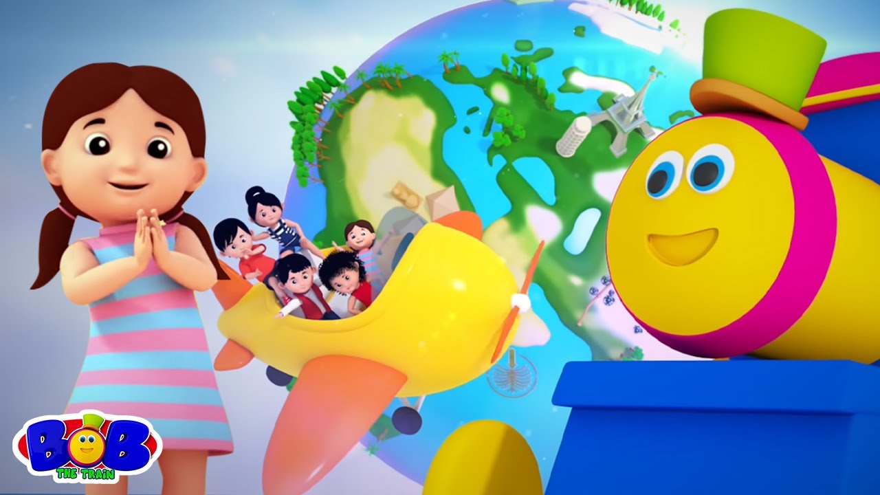 Tàu bob trên khắp thế giới + Bài hát cho trẻ em bởi Kids Tv