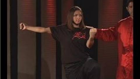 Kung Fu : Tan Tui Left Reverse Hook Punch Transition