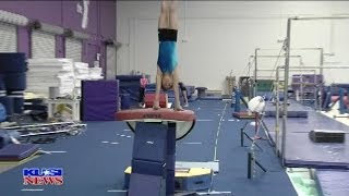 KUSI EastLake YMCA Gymnastics -  new gym