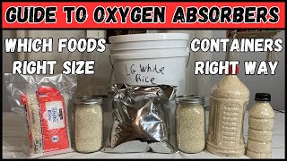 How To Use Oxygen Absorbers. A Prepper's Guide