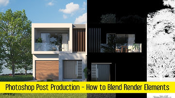 Photoshop Post Production - How to Blend Render Elements