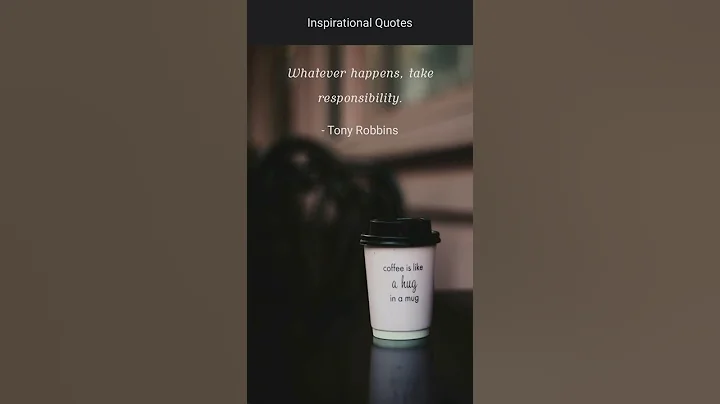 Whatever happens, take responsibility -  Tony Robbins | Motivational Quotes | Inspirational Quotes
