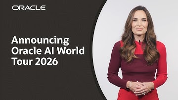 Save the Date: Oracle AI World Tour 2026