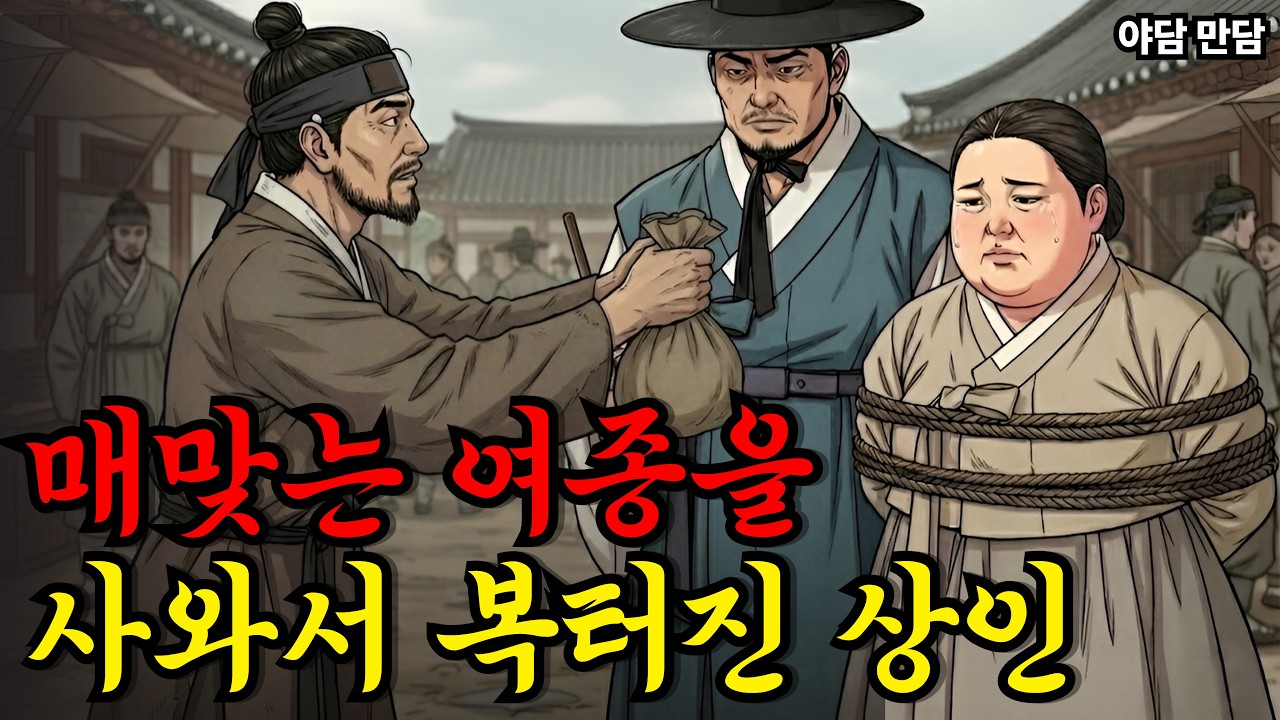 매맞는 여종을 사와서 복터진 상인 |야담|만담|옛날이야기|옛날만담|사연