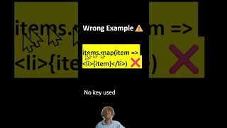 React Devs Keep Making This List Mistake #react #frontend #shorts