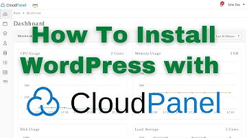 How To Install WordPress with CloudPanel