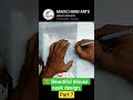 🌼 "Flower Leaf Pattern Finishing Part 7 | Beautiful Neck Design | Magic Hand Art" #art