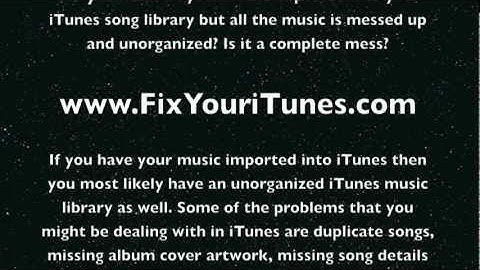 Fix iTunes Music Library Music Automatically - Automatically Fix iTunes Music Library