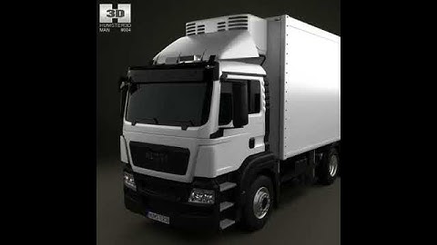 MAN TGS Refrigerator Truck 2012 3D model from CGTrader.com