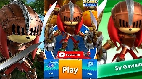 Sonic Dash -The new character Sir Gawain gets the job done ✅🎬