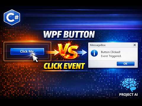 WPF Button Click Event in C# 🔥 | Show MessageBox (Beginner Guide)
