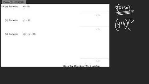 q19 Edexcel 1MA0 Higher June 2013  paper 2 Calculator GCSE maths