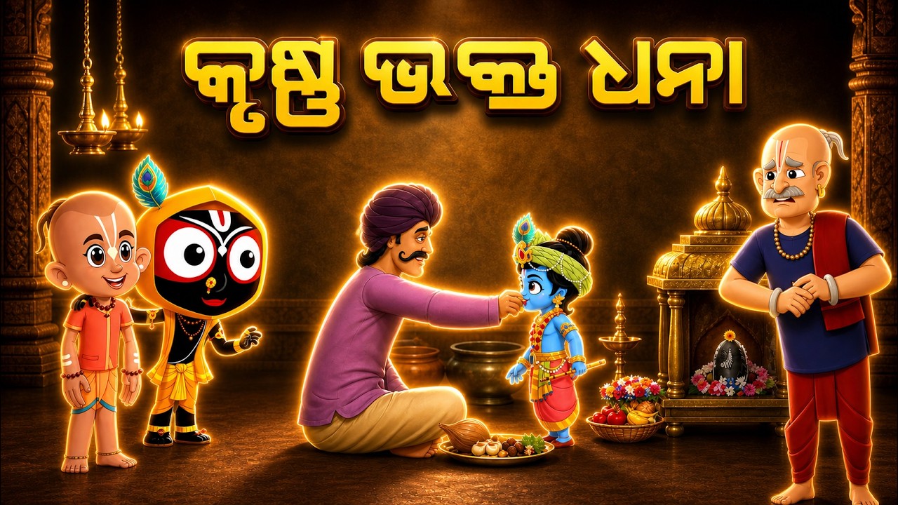 କୃଷ୍ଣ ଭକ୍ତ ଧନା Jay Jagannath | Official Odia Animated Series | EPISODE-078